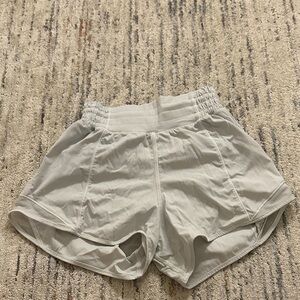 Lululemon Athletica White Athletic Shorts